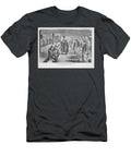 Top Deck of the Unite Hospital Ship Attached to the Hulks At Woolwich From the Criminal Prisons of London and Scenes of Prison Life English School T-Shirt