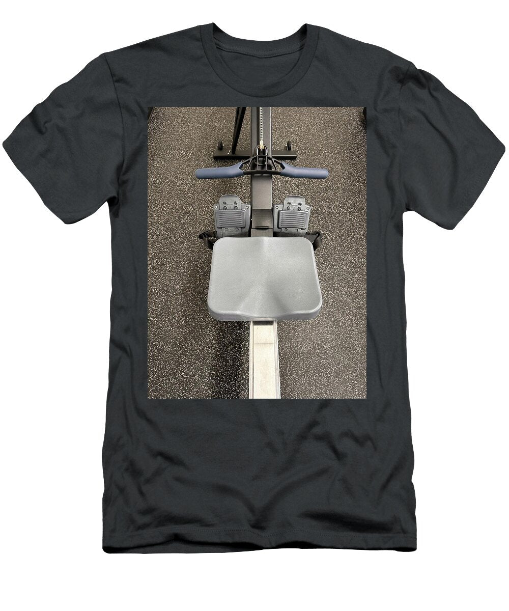 Top View of Rowing Machine Linda K Wilson T-Shirt