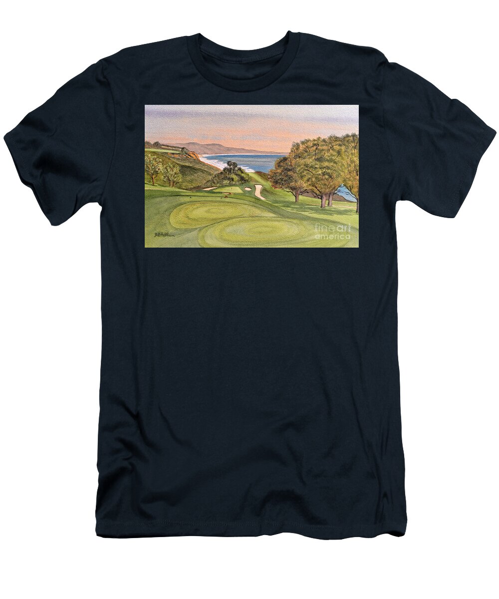 Torrey Pines South Golf Course Hole 6 Bill Holkham T-Shirt