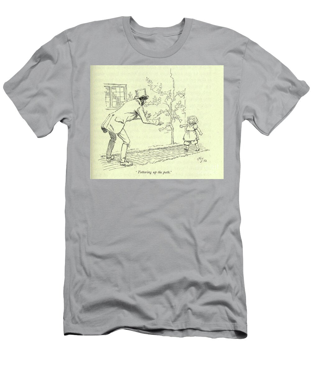 Tottering Up the Path L1 Historic Illustrations T-Shirt