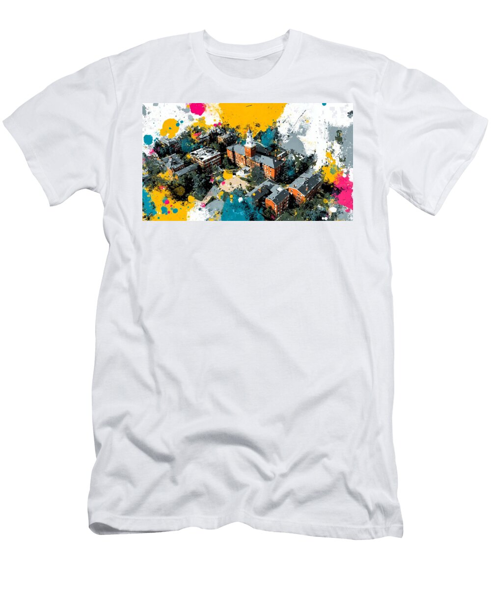 Town Smith College Northampton Massachusetts Campus Overview Buildings Cityscape Hollie Love T-Shirt