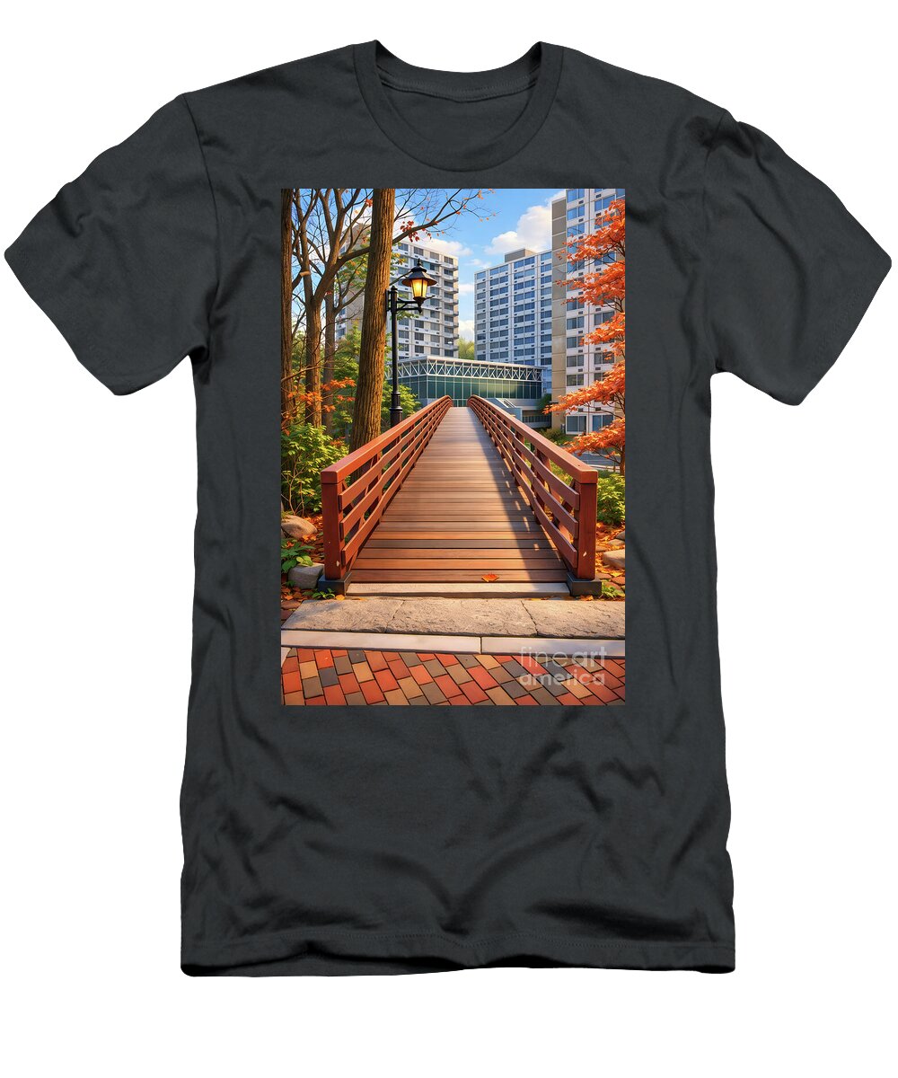 Towson University Walkway Stephen Younts T-Shirt