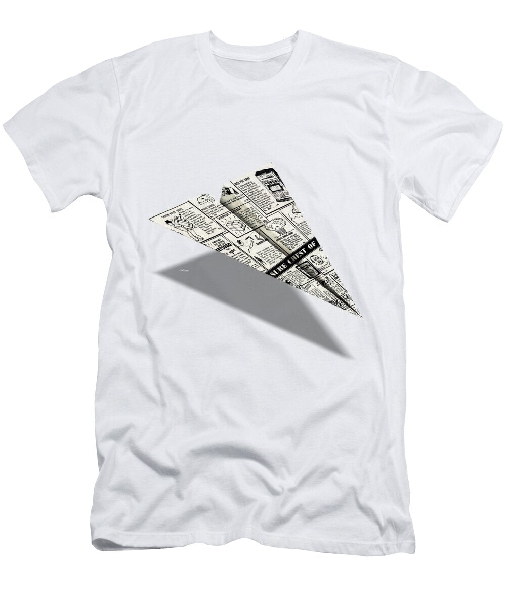 Treasure Chest of Fun Comic Book Ad Paper Airplane Yopedro T-Shirt
