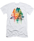 Trees in Vibrant Colors Watercolor Trees and Leaves G Van Rooyen T-Shirt