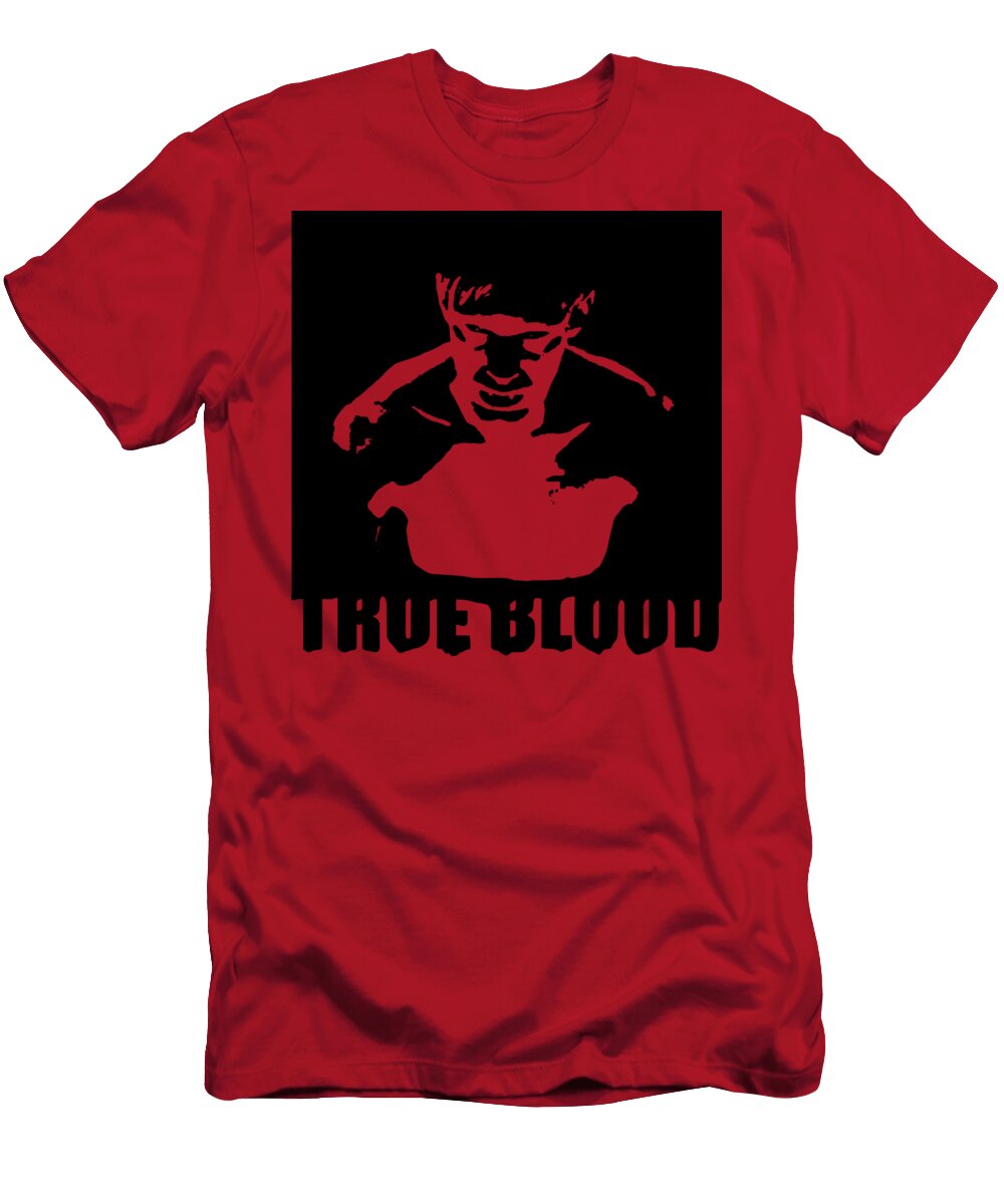 True Blood Eric Northman Vampire Stencil Paul Telling T-Shirt