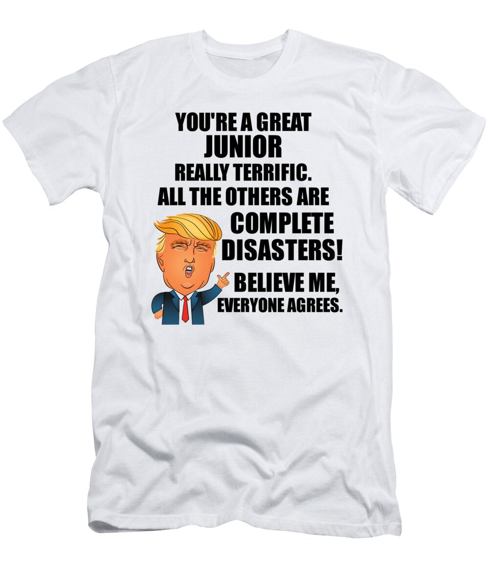 Trump Junior Funny Gift for Junior Great Terrific President Donald Fan Quote Potus Gag Funnygiftscreation T-Shirt