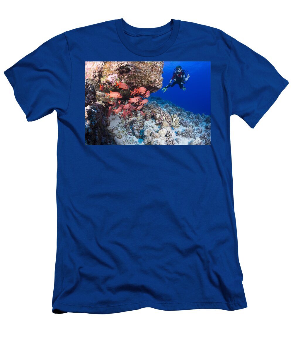 Twelve Year Old Junior Certified Scuba Dave Fleetham T-Shirt