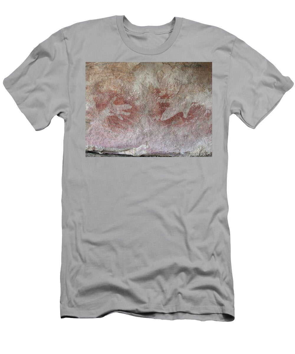 Two and Three Middle Fingers Closed Hand Stencils Unknown Artist T-Shirt