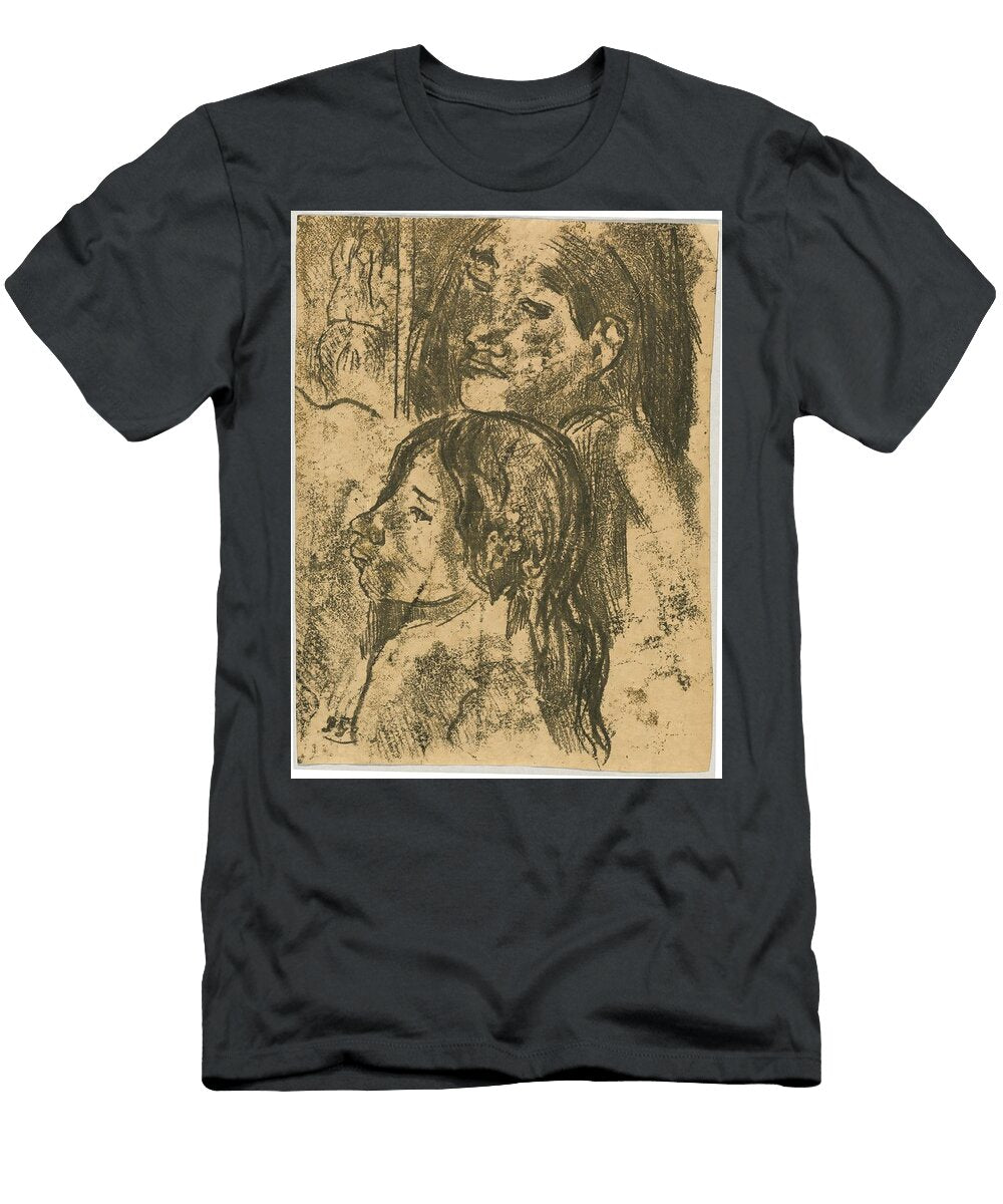Two Marquesans By Paul Gauguin Celestial Images T-Shirt