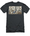 Two Students in a Dorm Room in the Normal Hall Dormitory Building At the State Normal School Bridge Ahmet Asar T-Shirt
