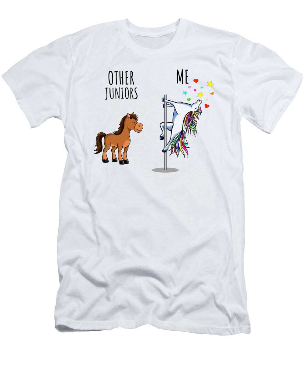 Unicorn Junior Other Me Funny Gift for Junior Cute Birthday Present Magical Joke Quote Gag Funnygiftscreation T-Shirt