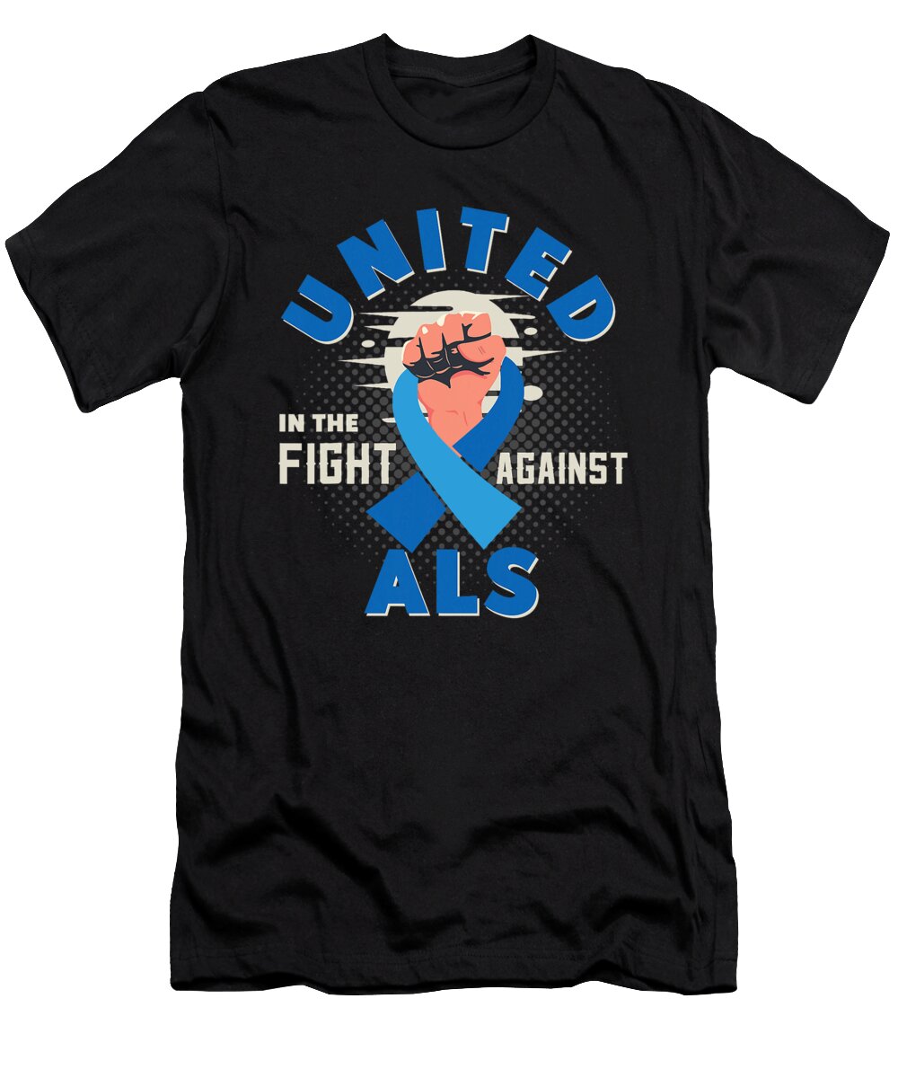 United in the Fight Against Als for Als Awareness Dh Bubble T-Shirt