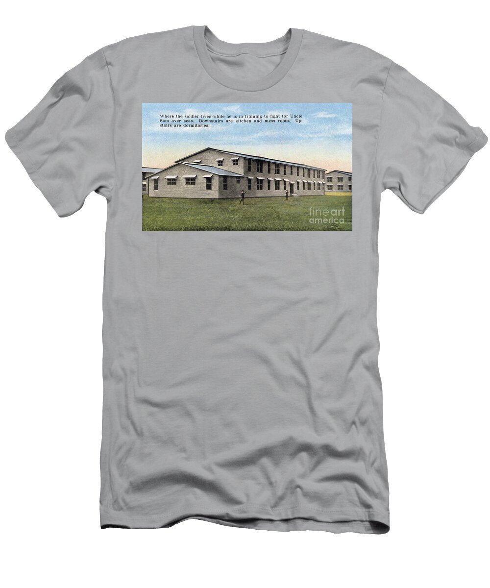 United States Army Cantonment Training Base 1918 Barracks At Camp Upton Yaphank Long Island Ny David Lombard T-Shirt