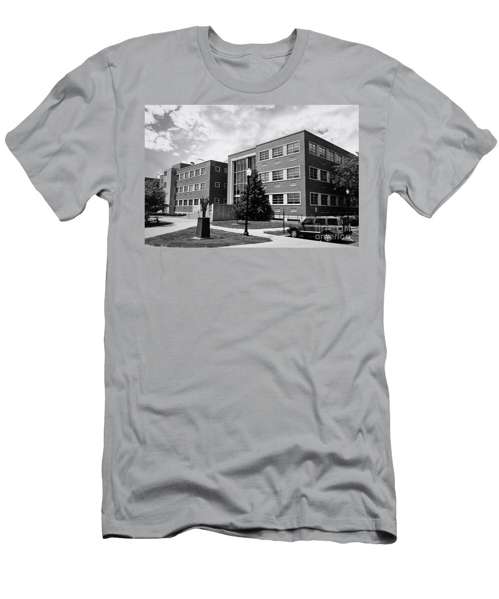 University of Indianapolis Campus Black and White Dmr Filho T-Shirt