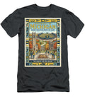 University of Michigan Game Day Iconic Vintage Travel Poster Sampadart Gallery T-Shirt