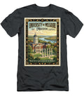 University of Missouri Campus Iconic Vintage Travel Poster Sampadart Gallery T-Shirt