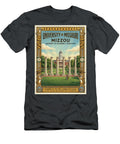 University of Missouri Campus Illustration Iconic Vintage Travel Poster Sampadart Gallery T-Shirt
