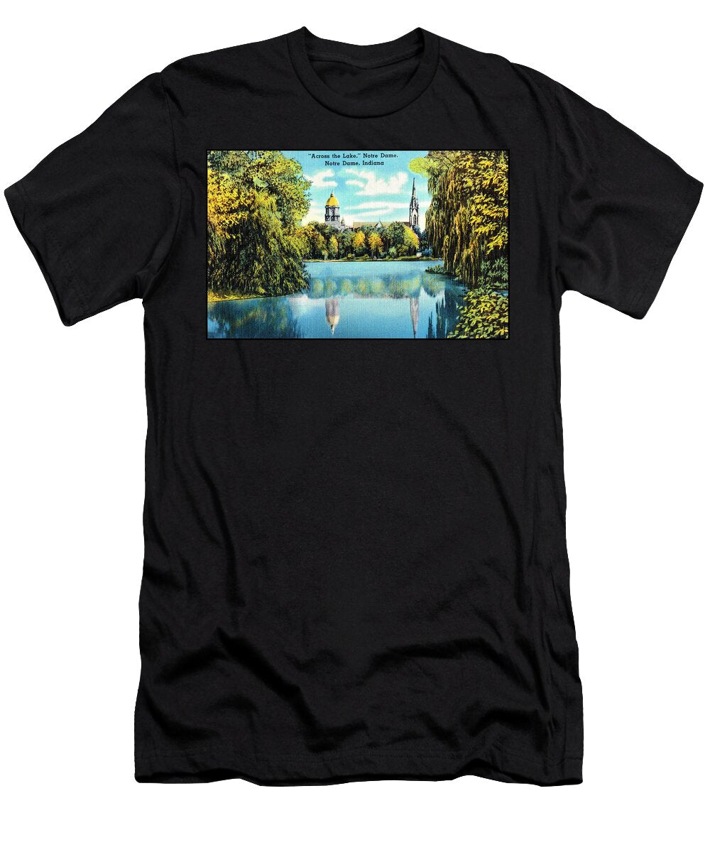 University of Notre Dame Indiana Retro Vintage Poster Carol Japp T-Shirt