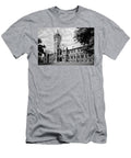 University of Otago Clocktower Neo Gothic Academic Heritage Black and White Dmr Filho T-Shirt