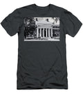 University of Vermont Uvm Charles a Dana Medical Library Burlington Black and White Dmr Filho T-Shirt