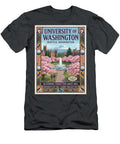 University of Washington Campus Scene Iconic Vintage Travel Poster Sampadart Gallery T-Shirt