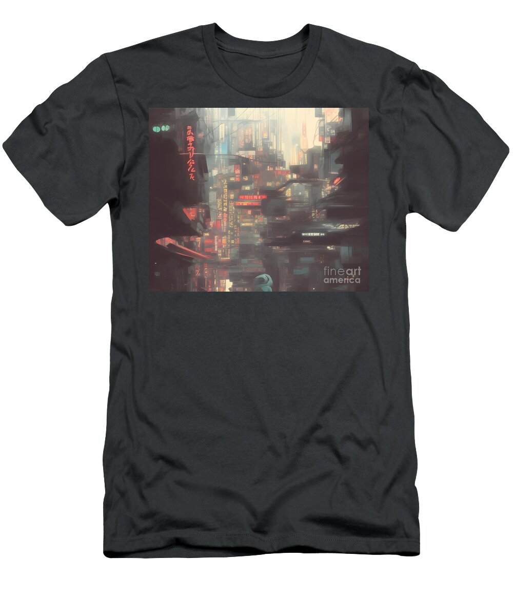 Urban Atmosphere Artistry Shinjuku Gyoen Tranquil Beauty Mizorey T-Shirt