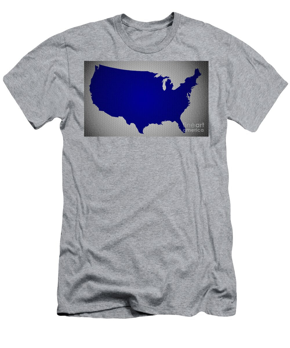 USA Halftone Map Bigalbaloo Stock T-Shirt