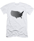 USA Map Halftone Bigalbaloo Stock T-Shirt