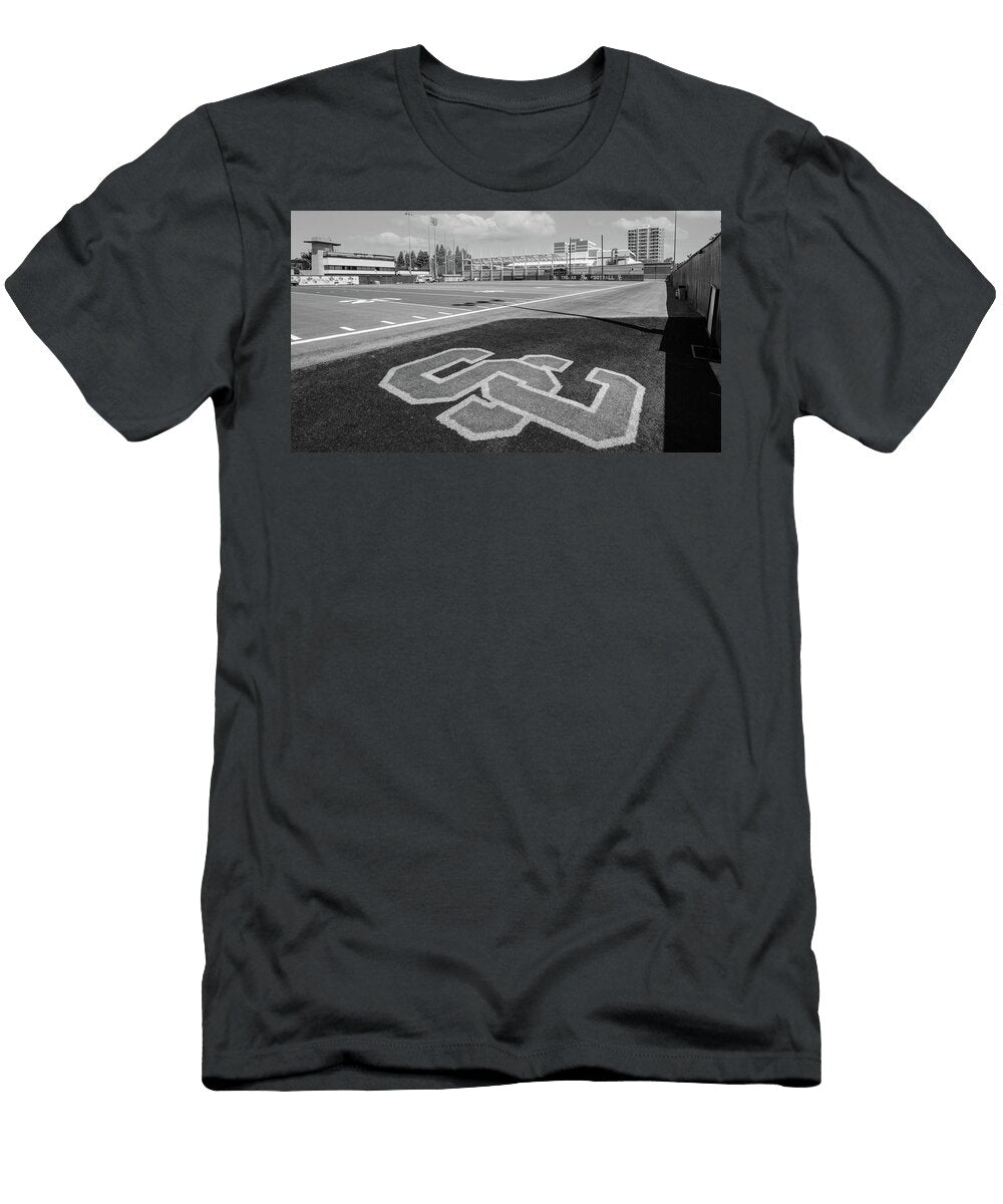 Usc Practise Football Field John Mcgraw T-Shirt