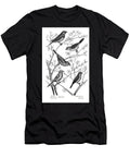 Various Finches Aq1 Historic Illustrations T-Shirt