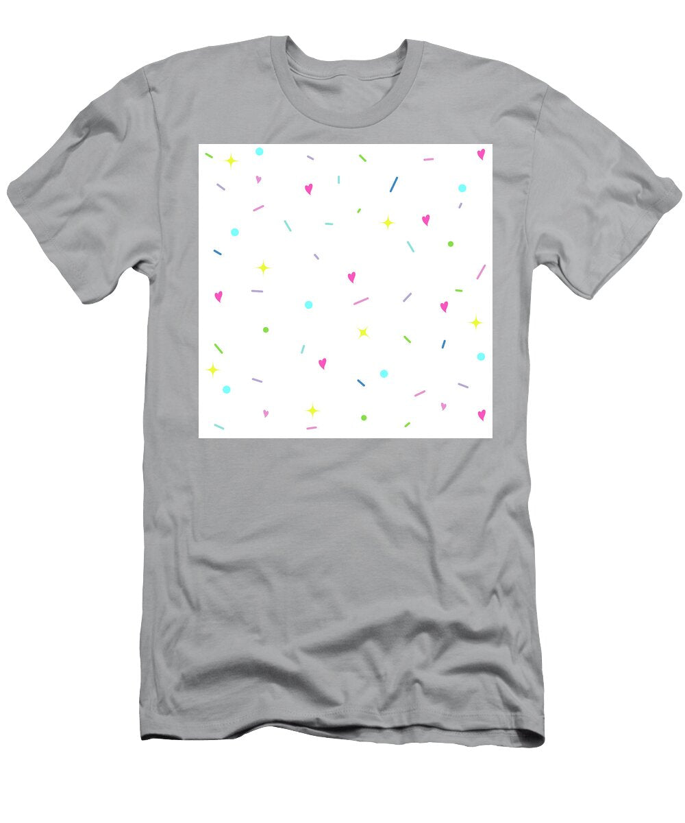 Vector Seamless Drawing Abstract Background Geometric Scatter Inha Pekhava T-Shirt
