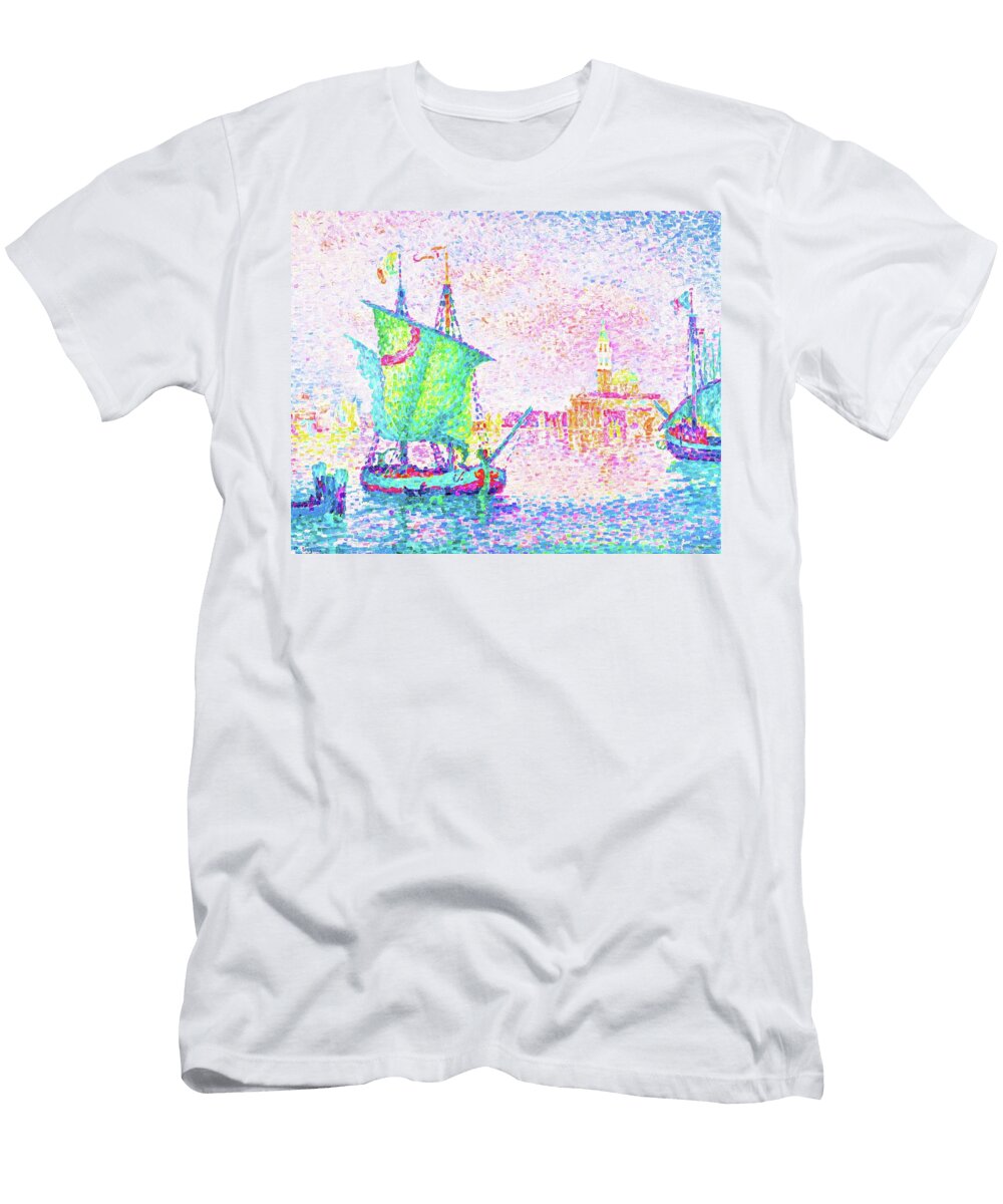 Venice the Pink Cloud Digital Remastered Edition Paul Signac T-Shirt