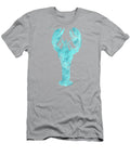 Vibrant Blue Lobster Beach House Coastal Art Tina Lavoie T-Shirt