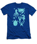 Vibrant Marine Life Beach House Coastal Art Tina Lavoie T-Shirt