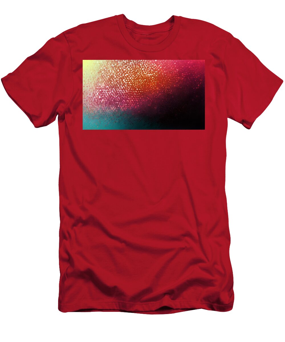Vibrant Vector Background Textures Effect Retro Smoke Halftone S Wafe Akkash T-Shirt