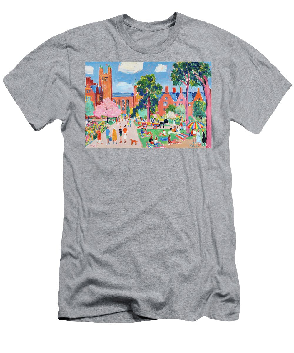 Vibrant Yale Campus Scene Sampadart Gallery T-Shirt