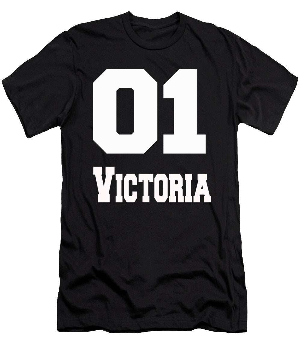 Victoria Cool Name Day Birthday Gift Benjamin Burkert T-Shirt