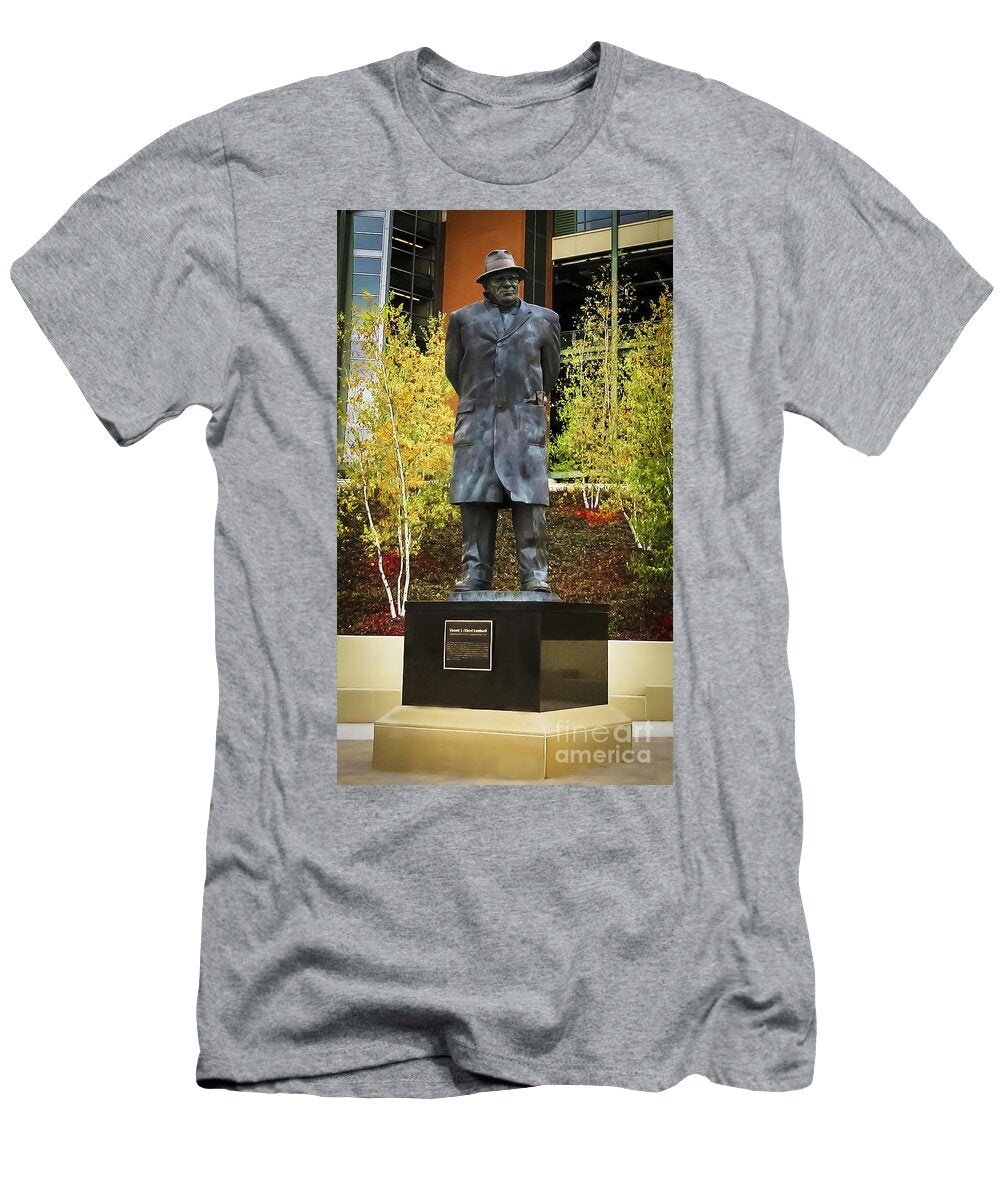 Vince Lombardi Statue Silhouette Stephanie Forrer Harbridge T-Shirt