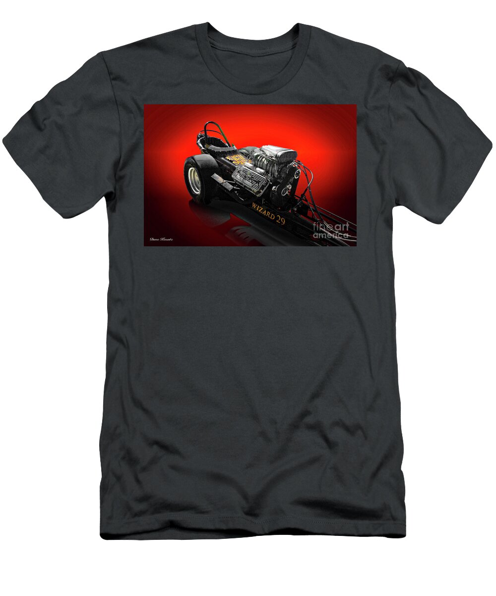 Vintage Dragster Staging Lane Dave Koontz T-Shirt