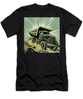 Vintage Dump Truck Rolling Comic Book Art 33 Mad Paperairplanes T-Shirt