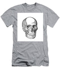 Vintage Human Skull Drawing Pete Klinger T-Shirt