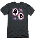 Vintage Look Fairytale Mother and Daughter Silhouette Portraits Little Bunny Sunshine T-Shirt