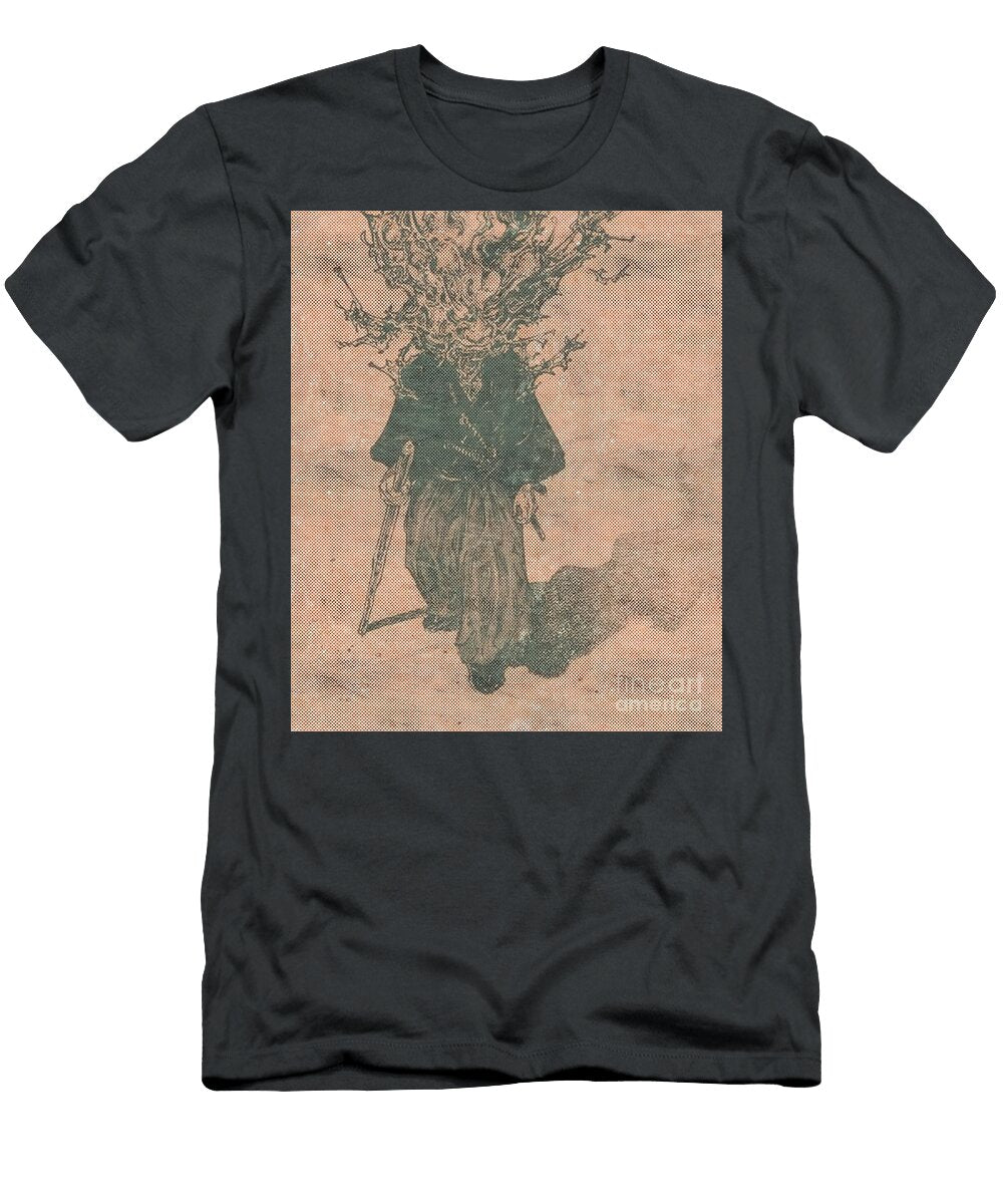 Vintage Manga Miyamoto Musashi Shinmen Takezo 28 Christian Hall T-Shirt