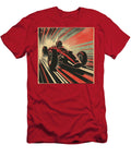 Vintage Open Wheel Racecar Comic Book Art 28 Mad Paperairplanes T-Shirt