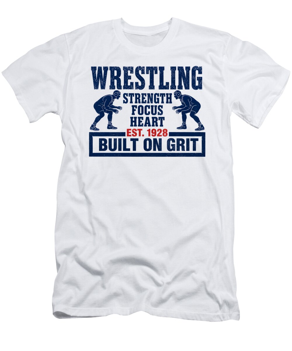 Vintage Wrestling Design Mounir Khalfouf T-Shirt