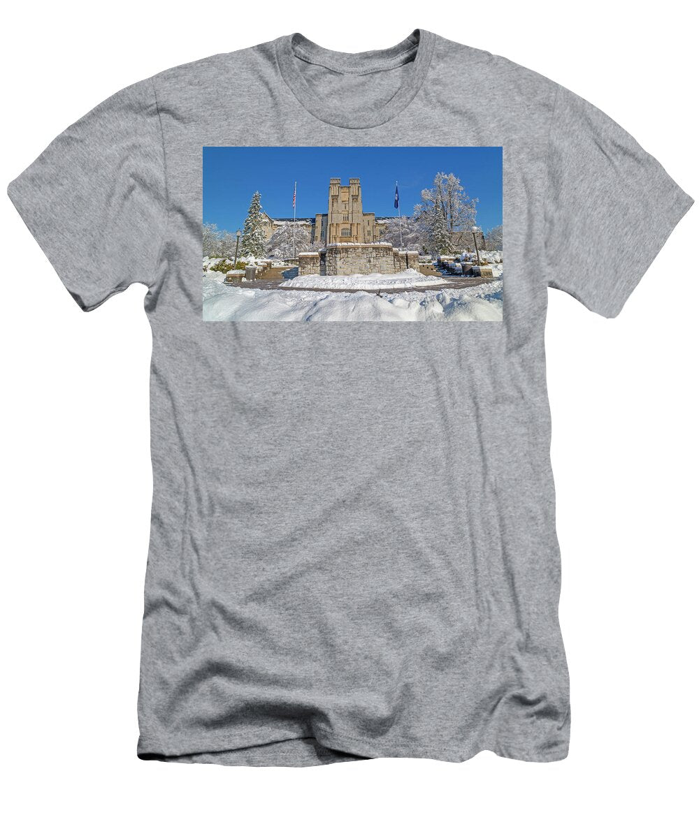 Virginia Tech Campus Burruss Hall Betsy Knapp T-Shirt