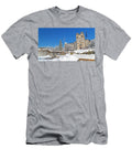 Virginia Tech Campus Burruss Hall Snow Day Betsy Knapp T-Shirt