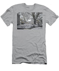 Virginia Tech Campus Snowy Sunday Betsy Knapp T-Shirt