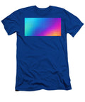 Vivid Colors Ranging From Blue to Purple to Red Transition Across a Field of Dots That Decrease Odon Czintos T-Shirt