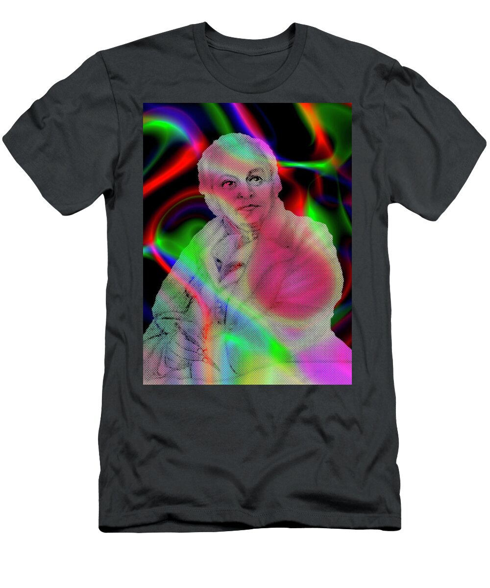 Vivid Spectrum Portrait of William Blake By Margot Stinton Margot Stinton T-Shirt